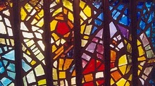 image: Church of the Resurrection stained glass window