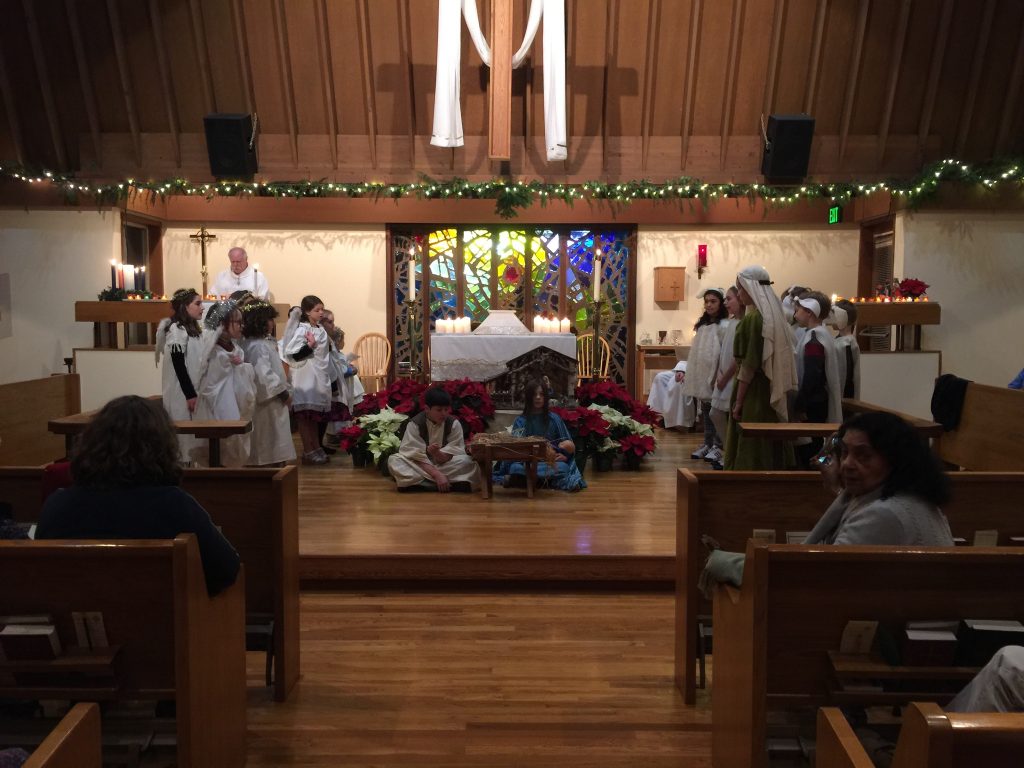 Christmas at the Church of the Resurrection in Eugene, OR